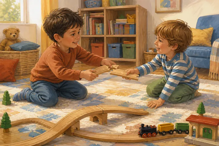 Illustrazione per imparare a condividere
